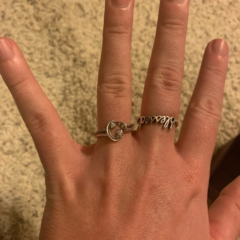 Gordon’s white gold diamond promise ring